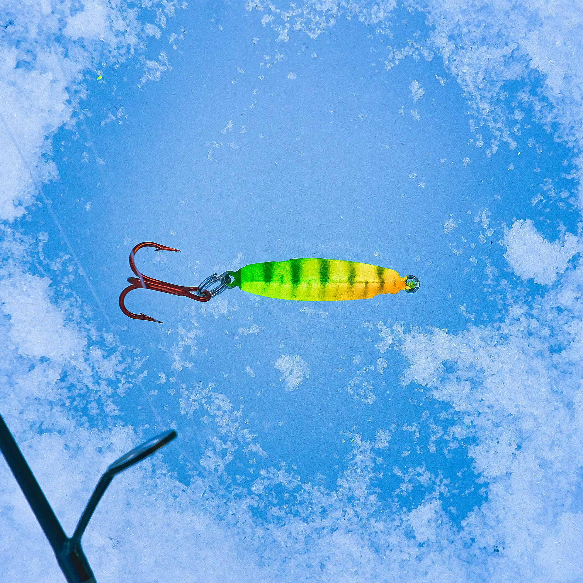 D&D Lures Jigging Spoon – 1/4 oz - Lured Outdoors Ice Fishing Rentals